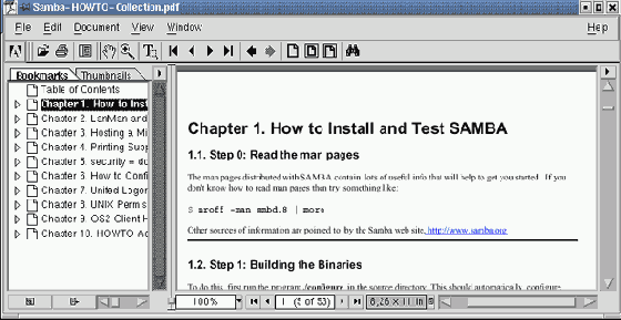 Программа Acrobat Reader (версия 4.05)