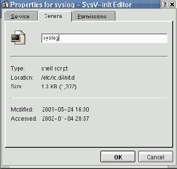 System V Init Editor ksysv