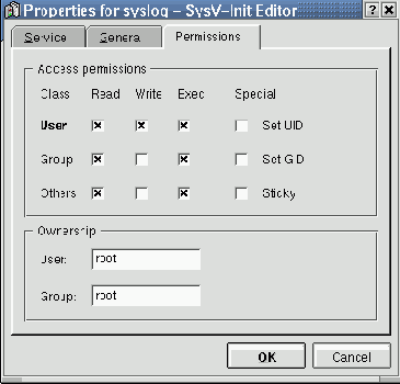 System V Init Editor ksysv